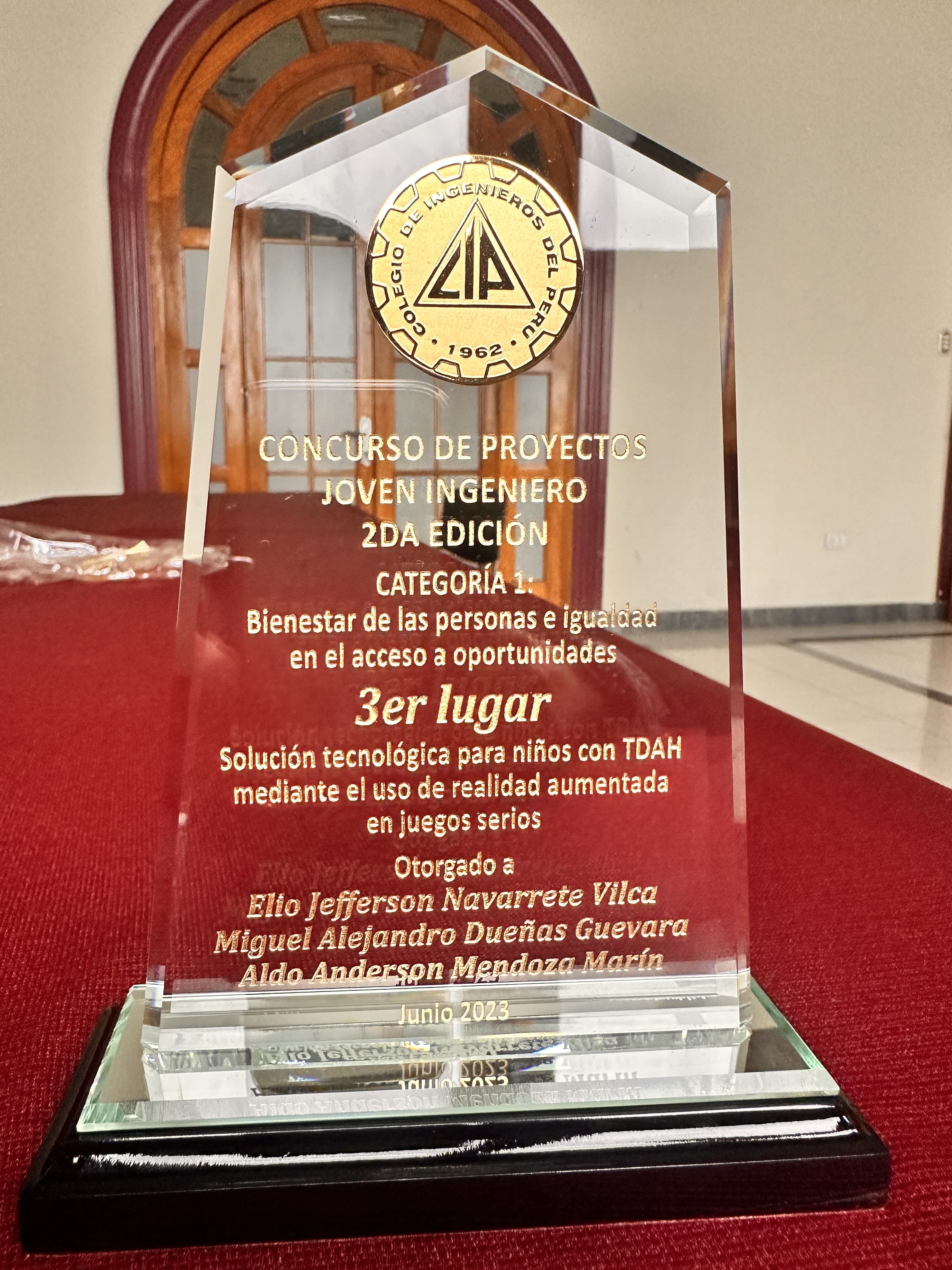 CIP Young Engineer Recognition ceremony